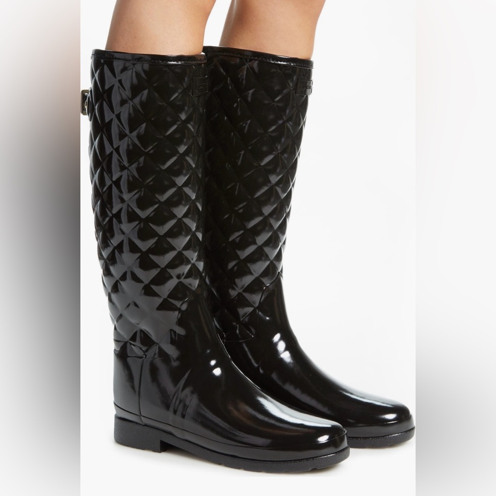 NIB Hunter Quilted Rain Boots SZ 8